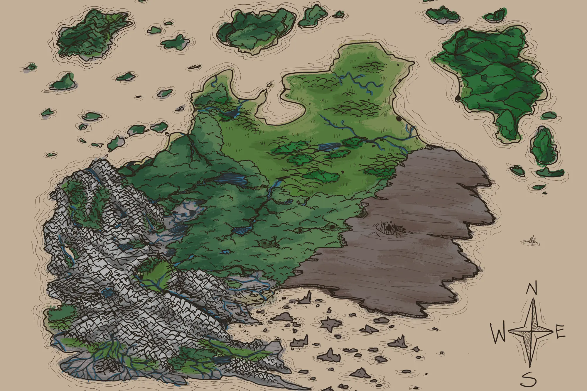 Map of Arourvaa